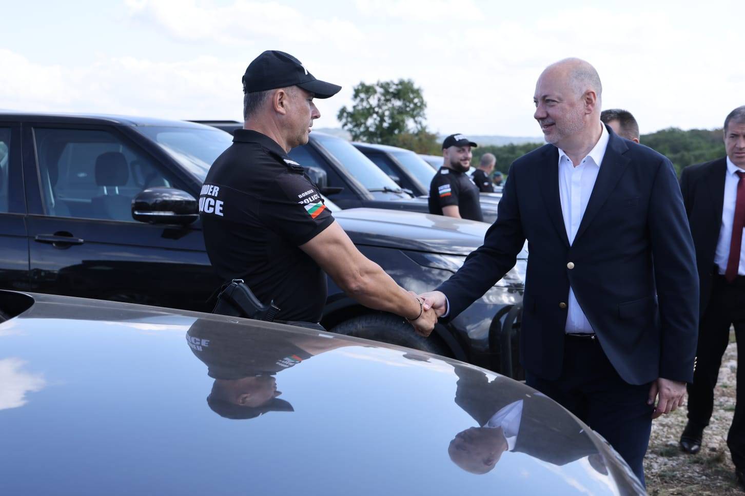 Министър-председателят откри нова сензорна линия на държавната граница с Република Турция в района на с. Крайново Министър-председателят откри нова сензорна линия на държавната граница с Република Турция в района на с. Крайново